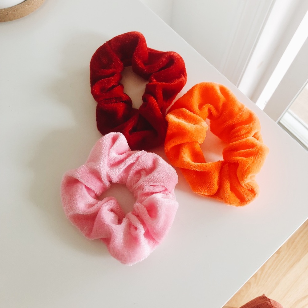 3 Scrunchies Bundle ROSY - Picture 2 of 2